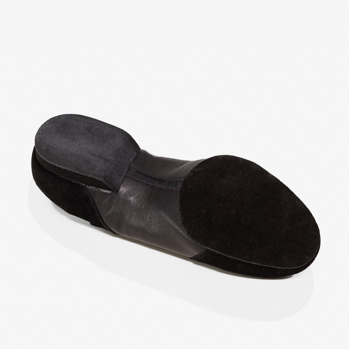Brandon Men's Practice Dance Shoes in Black Leather and Suede with Cushioned Sole, Heel Support and Flexibility for All Dance Styles